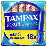 Tampax Pearl Compak Regular Tampons with Applicator x16 feminine care Sainsburys   