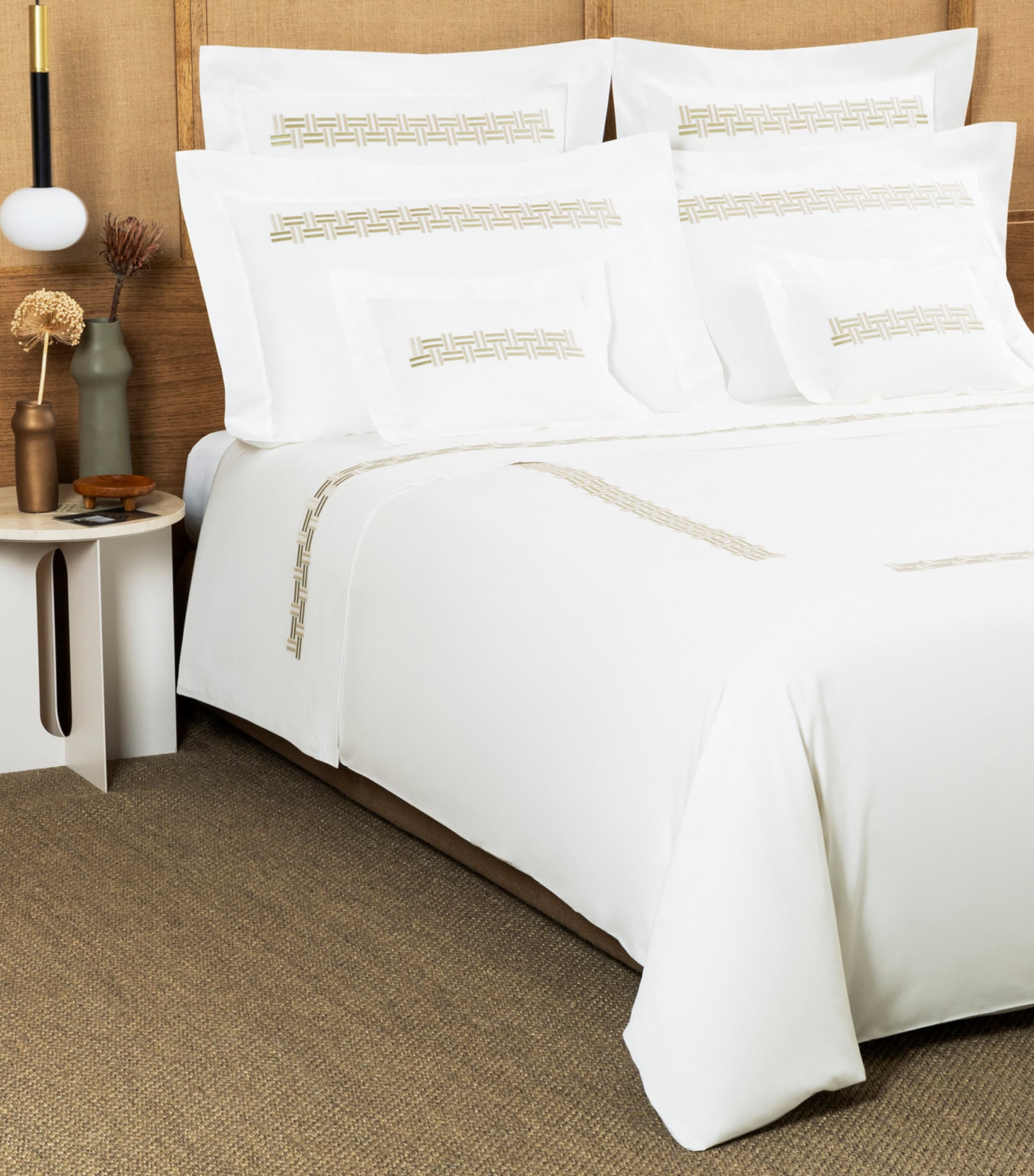 Frette Basket Weave Boudoir Pillowcase 30x40cm - British product