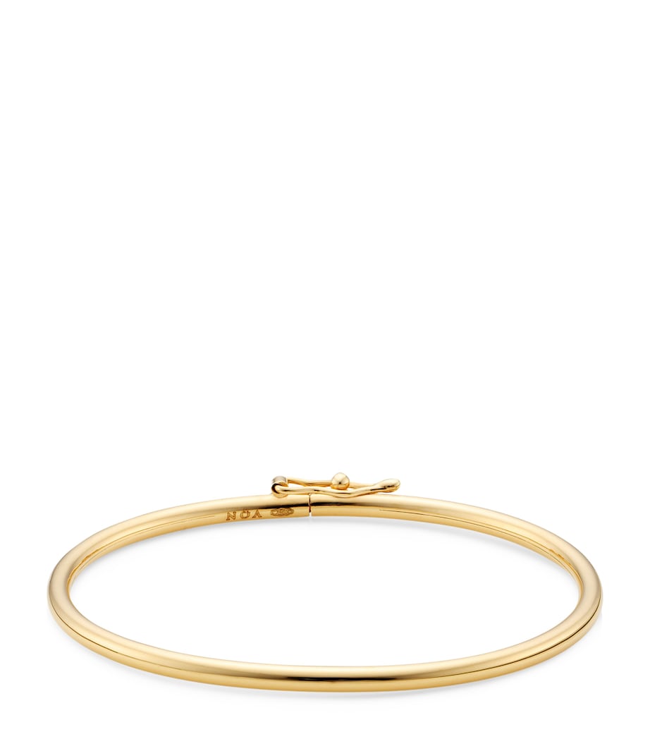 NOA mini Yellow Gold D'Oro baby bangle - British product