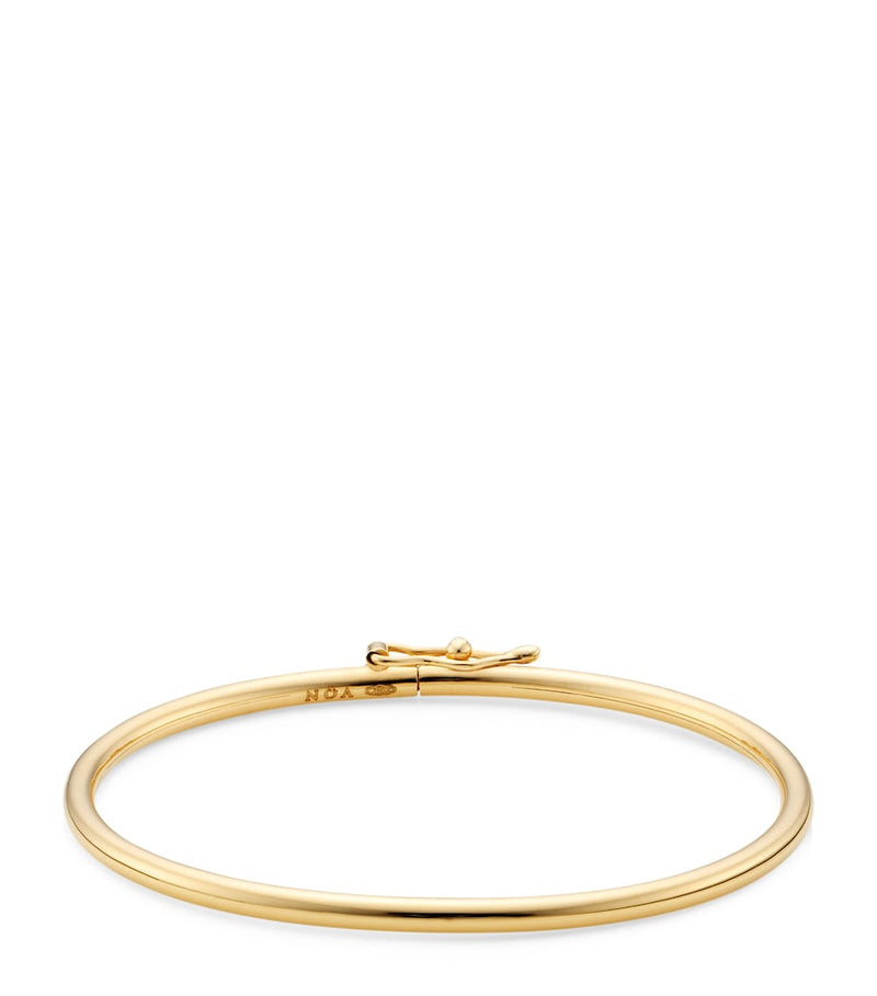 NOA mini Yellow Gold D'Oro baby bangle - British product
