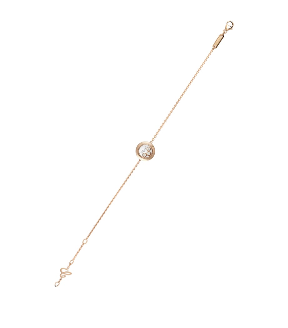 Chopard Happy Diamonds Icons bracelet 18k rose gold - British product