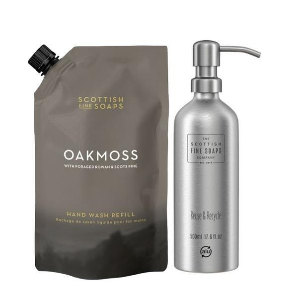 Scottish Fine Soaps Oakmoss hand wash duo - British product