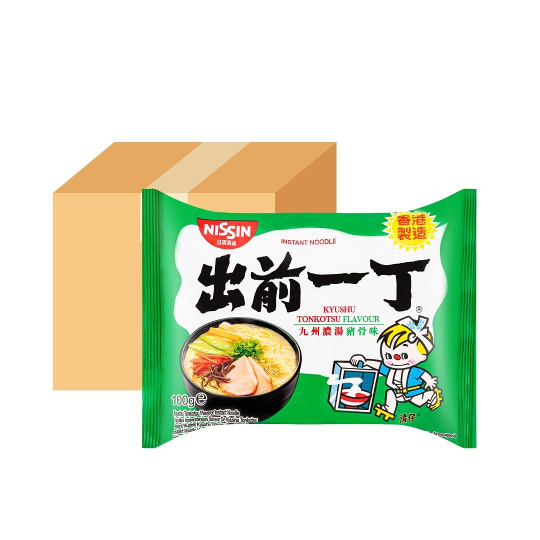 Nissin Kyushu Tonkotsu instant noodles case of 30 - British product