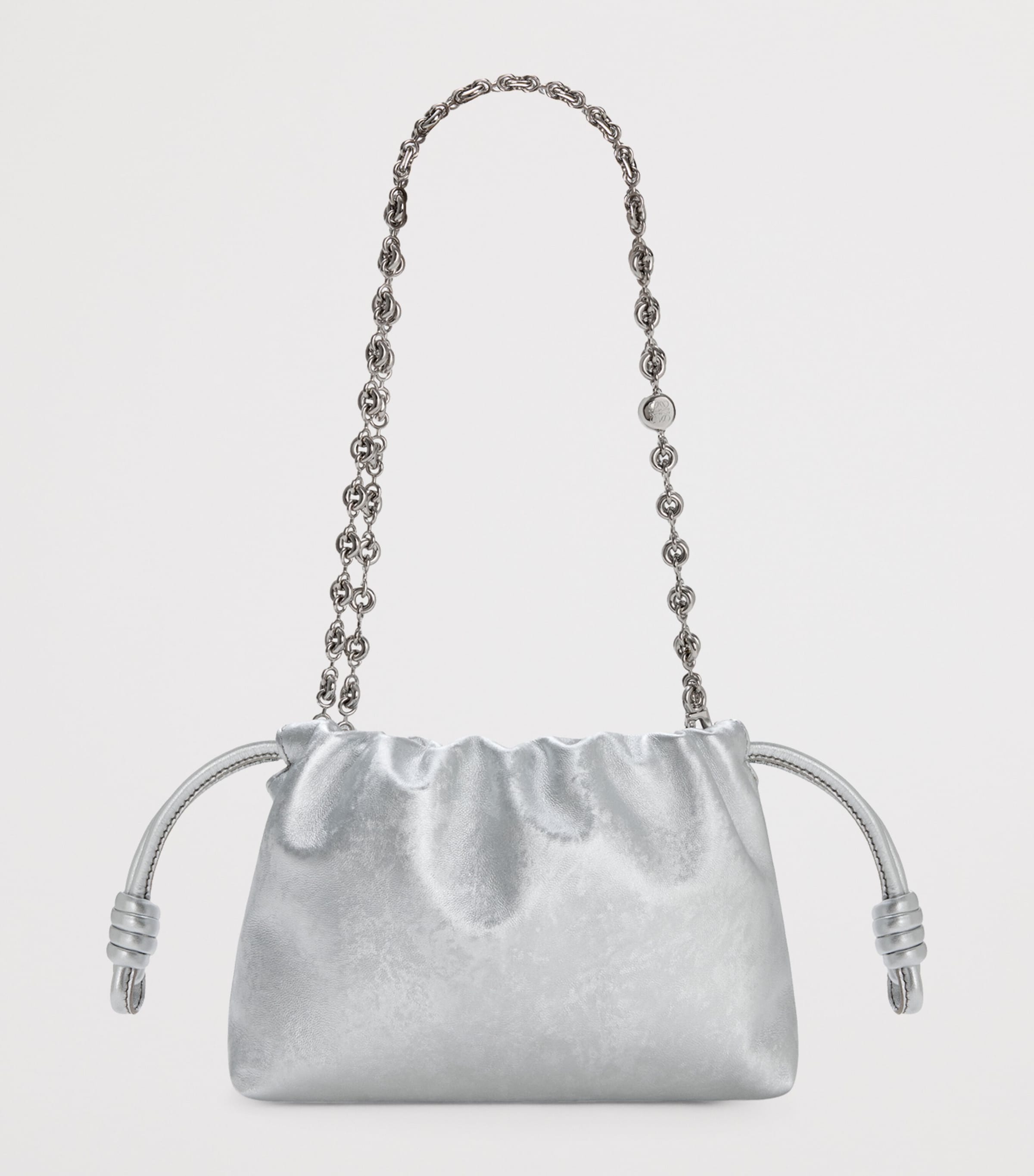 LOEWE Flamenco Mini leather clutch bag, imported from the UK