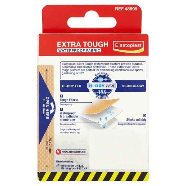 Elastoplast Tough Strip Plasters x12 GOODS Superdrug   