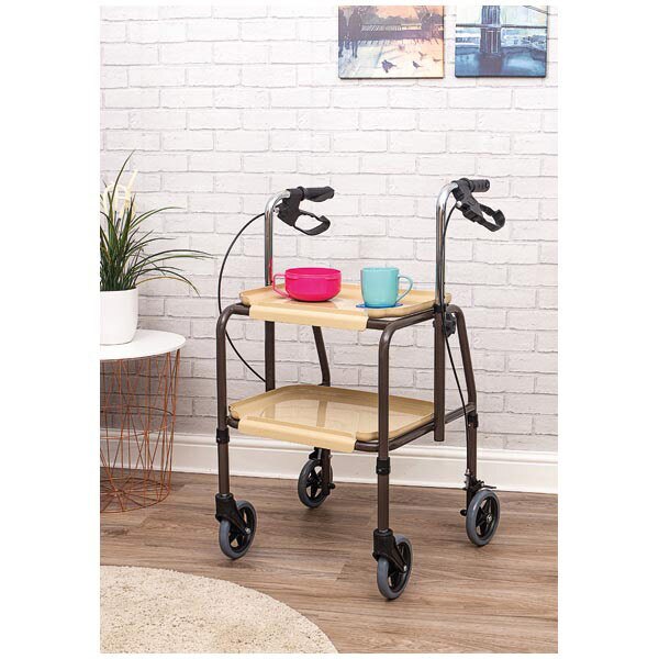 Aidapt Adjustable Kitchen Trolley with brakes GOODS Superdrug   