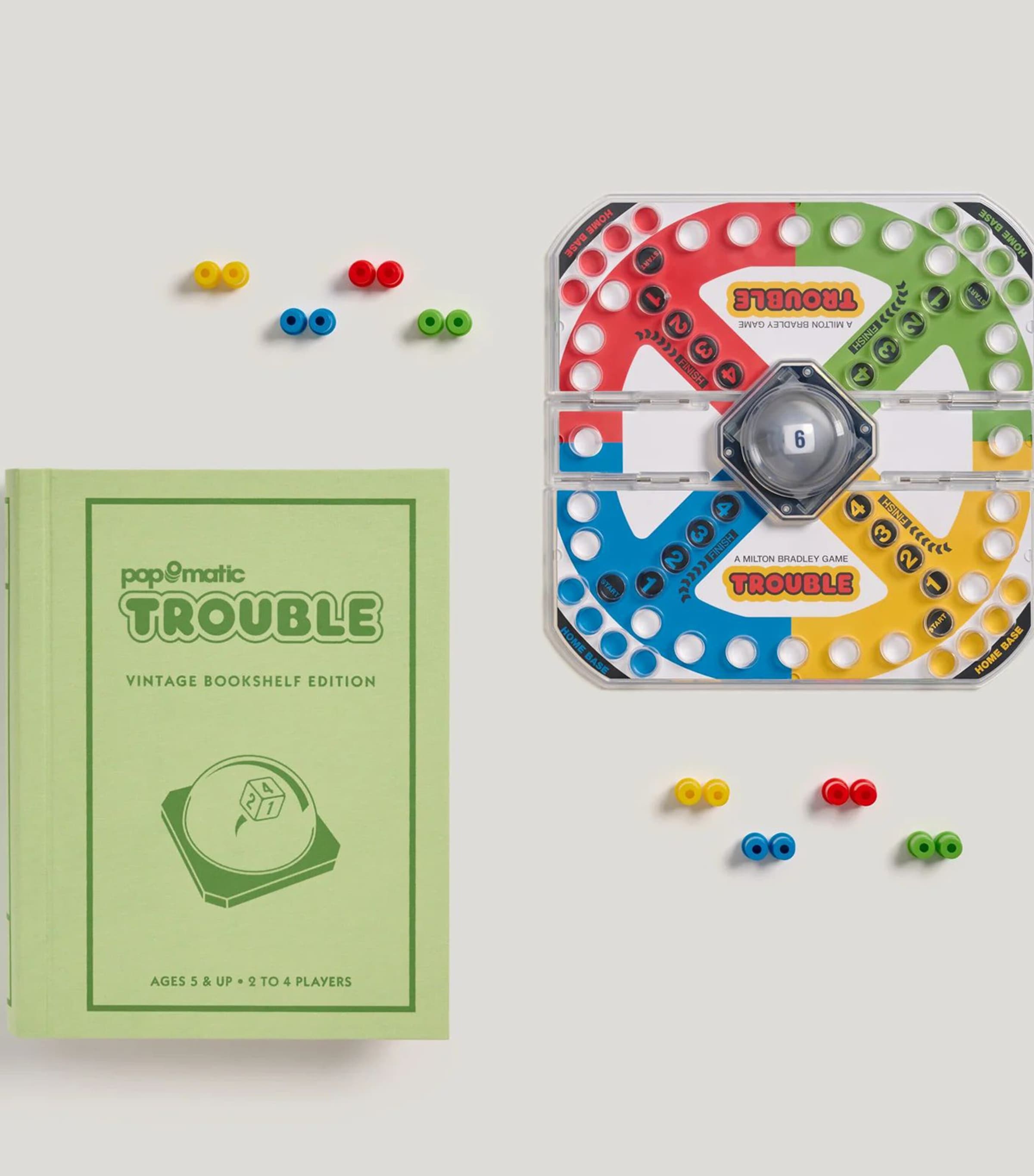 Trouble Vintage Bookshelf Edition board game (British brand)