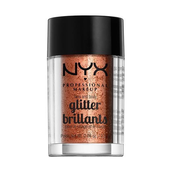 NYX Professional Makeup Face & Body Glitter - Copper GOODS Superdrug   