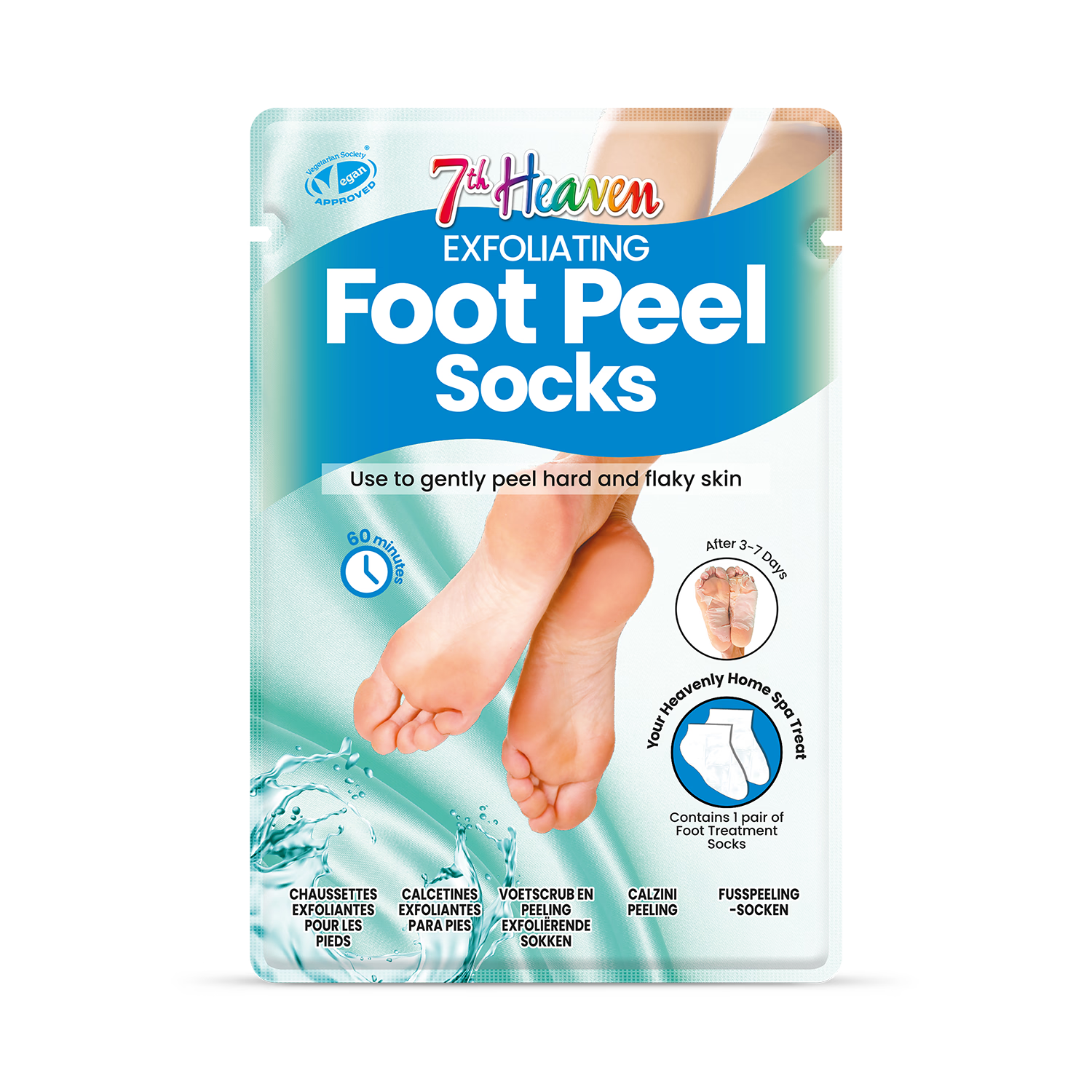 7th Heaven foot peel socks (British brand)