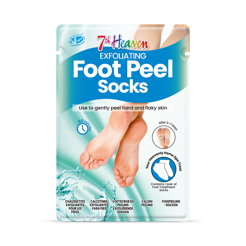 7th Heaven foot peel socks (British brand)