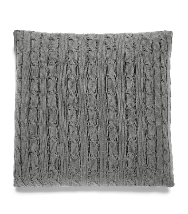 Ralph Lauren cable-knit cushion cover 45cm x 45cm, imported from the UK