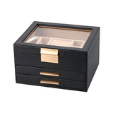 Livingandhome 3-tier jewellery box with drawers - British product