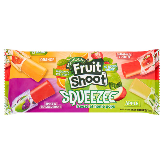 Robinsons Fruit Shoot Squeezee Freeze at Home Pops 12x45ml GOODS Sainsburys   