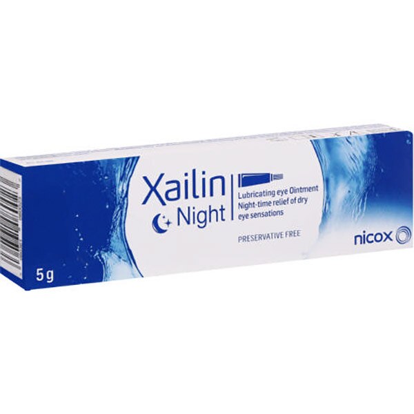 Xailin Night Lubricating Eye Ointment - 5g GOODS Superdrug   