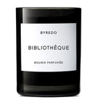 Byredo Bibliothèque leather-scented candle with peach and vanilla notes 300g - British product