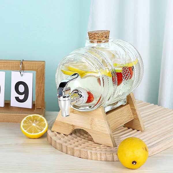 Leaper drink dispenser retro barrel 1000ml - British product