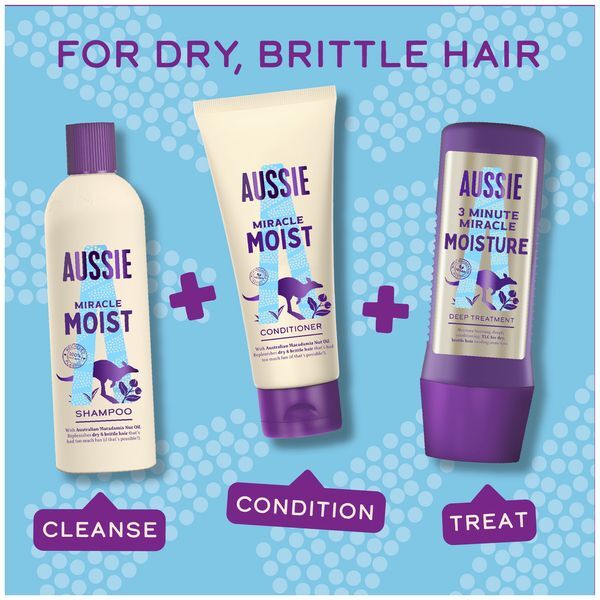 Aussie Miracle Moist Hair Conditioner, 200ml GOODS Superdrug   