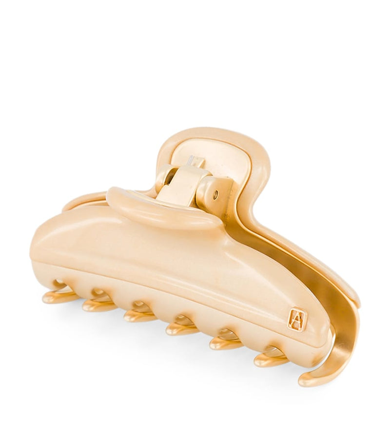 Alexandre de Paris gold-plated claw hair clip 7.5cm (British brand)