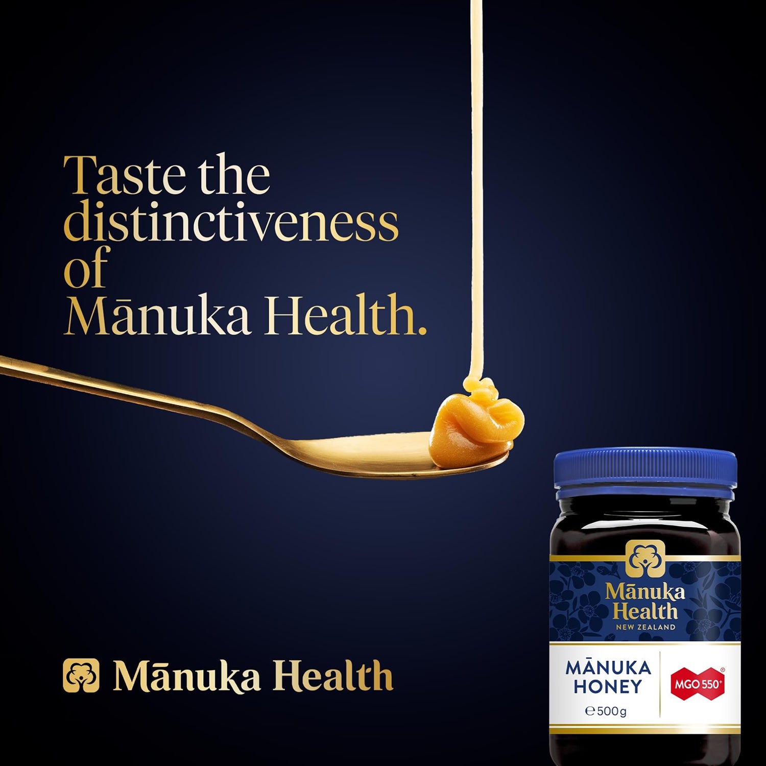 Manuka Health honey MGO 550+ 500g - British product