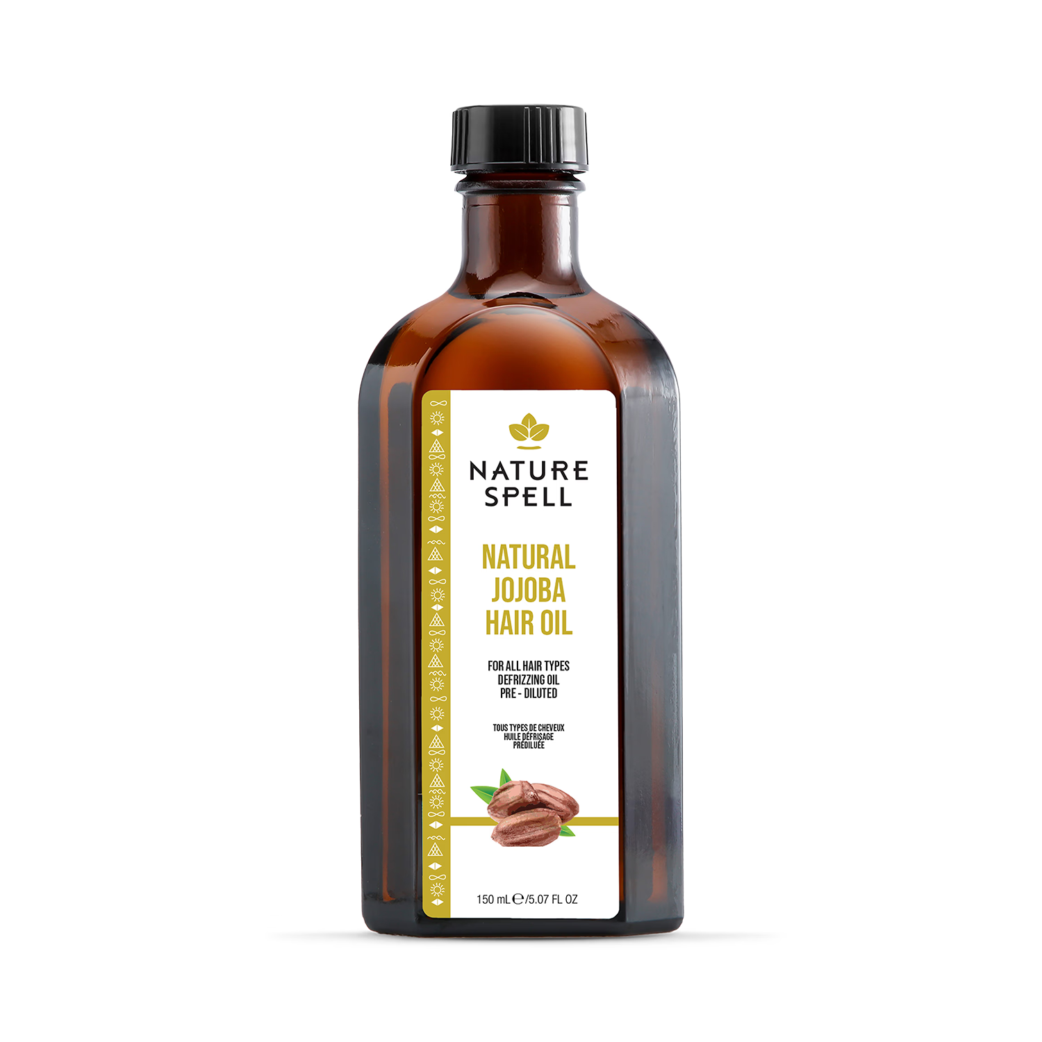 Nature Spell Jojoba Hair Oil 150ml for scalp, UK version