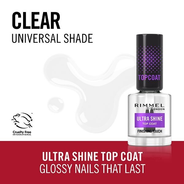 Rimmel Nail Effects Ultrashine Top Coat 12Ml GOODS Superdrug   