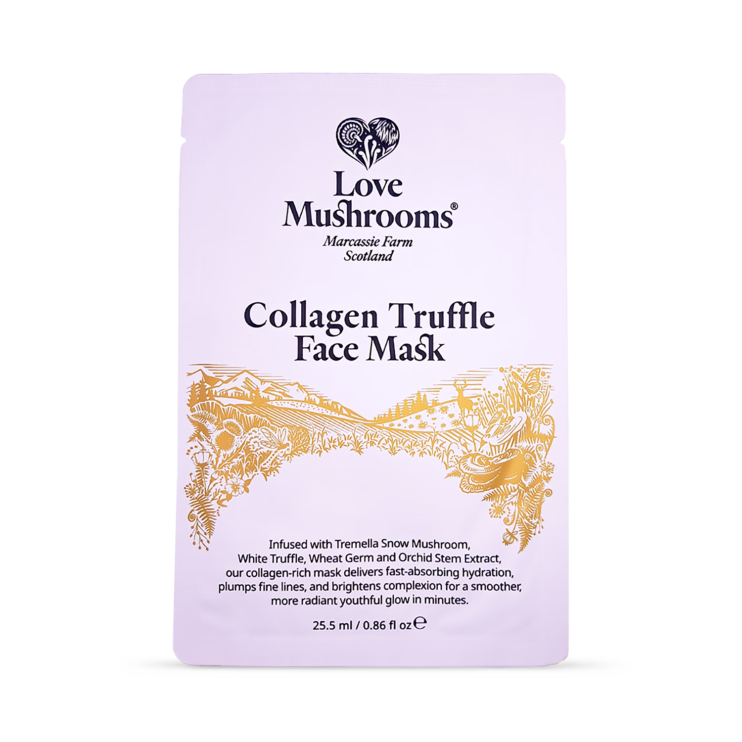 Love Mushrooms Collagen Truffle Face Mask - British product