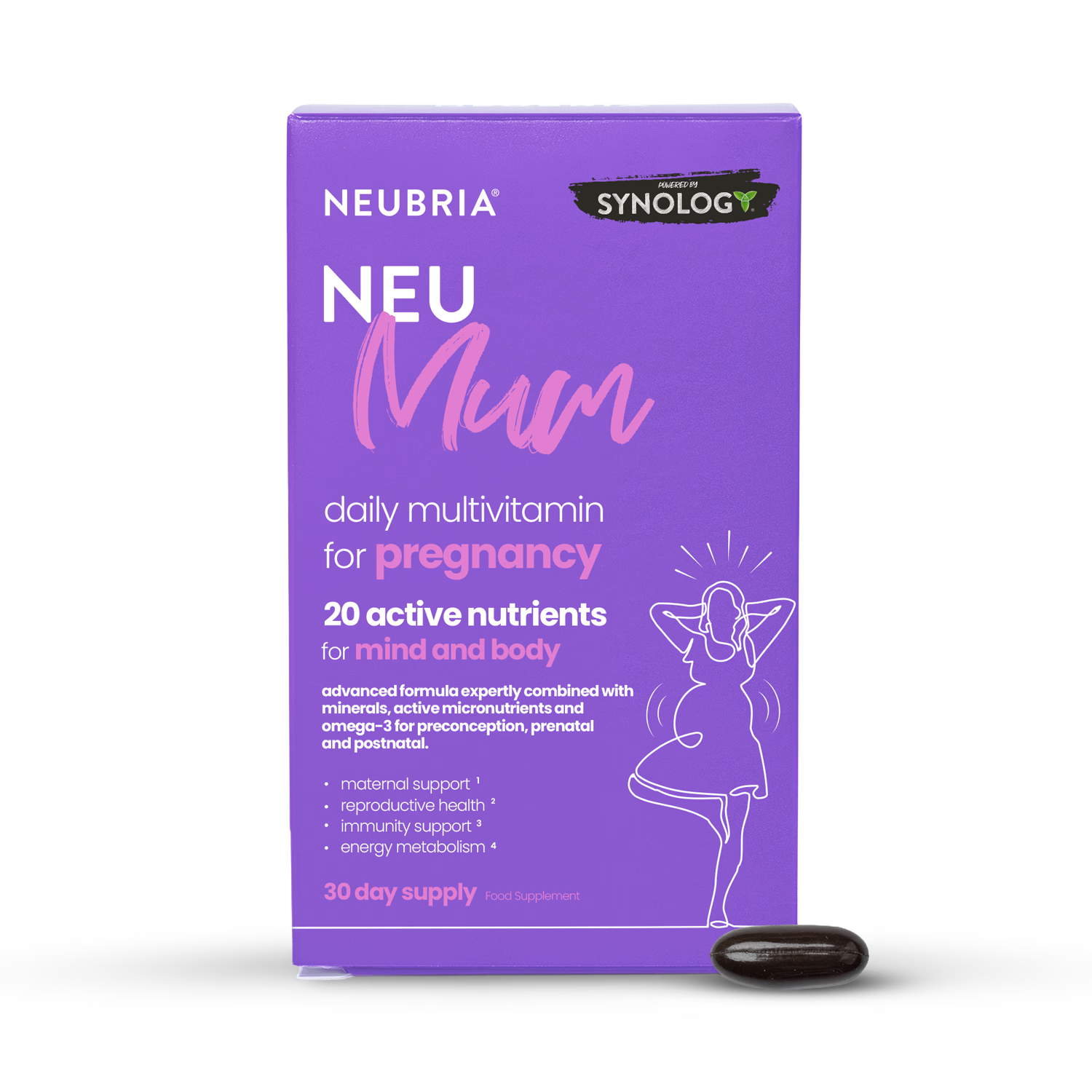 Neubria Neu Mum pregnancy multivitamin 30 tablets (British brand)