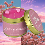 Bomb Cosmetics Rose & Oudh tin candle 180g (British brand)