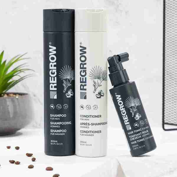 Regrow Men's Hair Loss Shampoo 300ml, imported from the UK