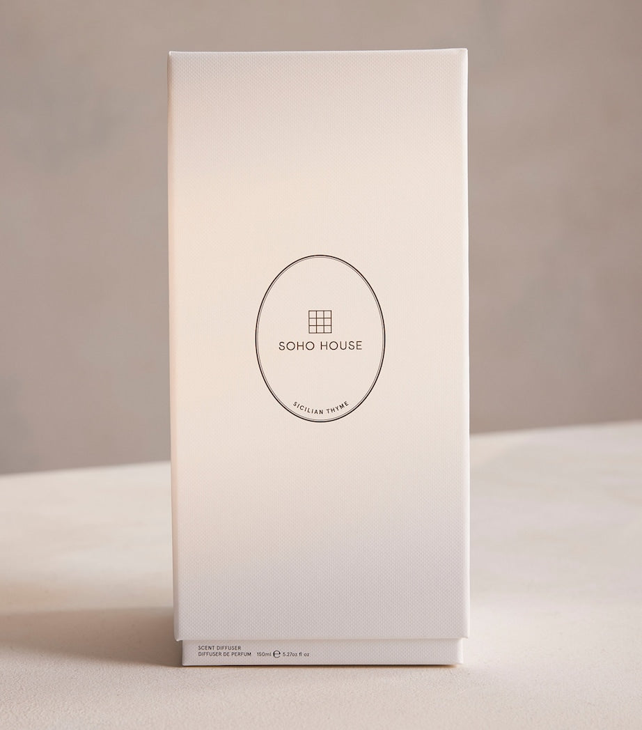 Soho Home Sicilian Thyme diffuser marble vessel 150ml (British brand)