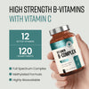 VitaBright methylated B complex with Vitamin C 120 tablets (British brand)