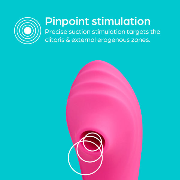 So Divine Pearl Vibe G-spot Suction Stimulator Pink