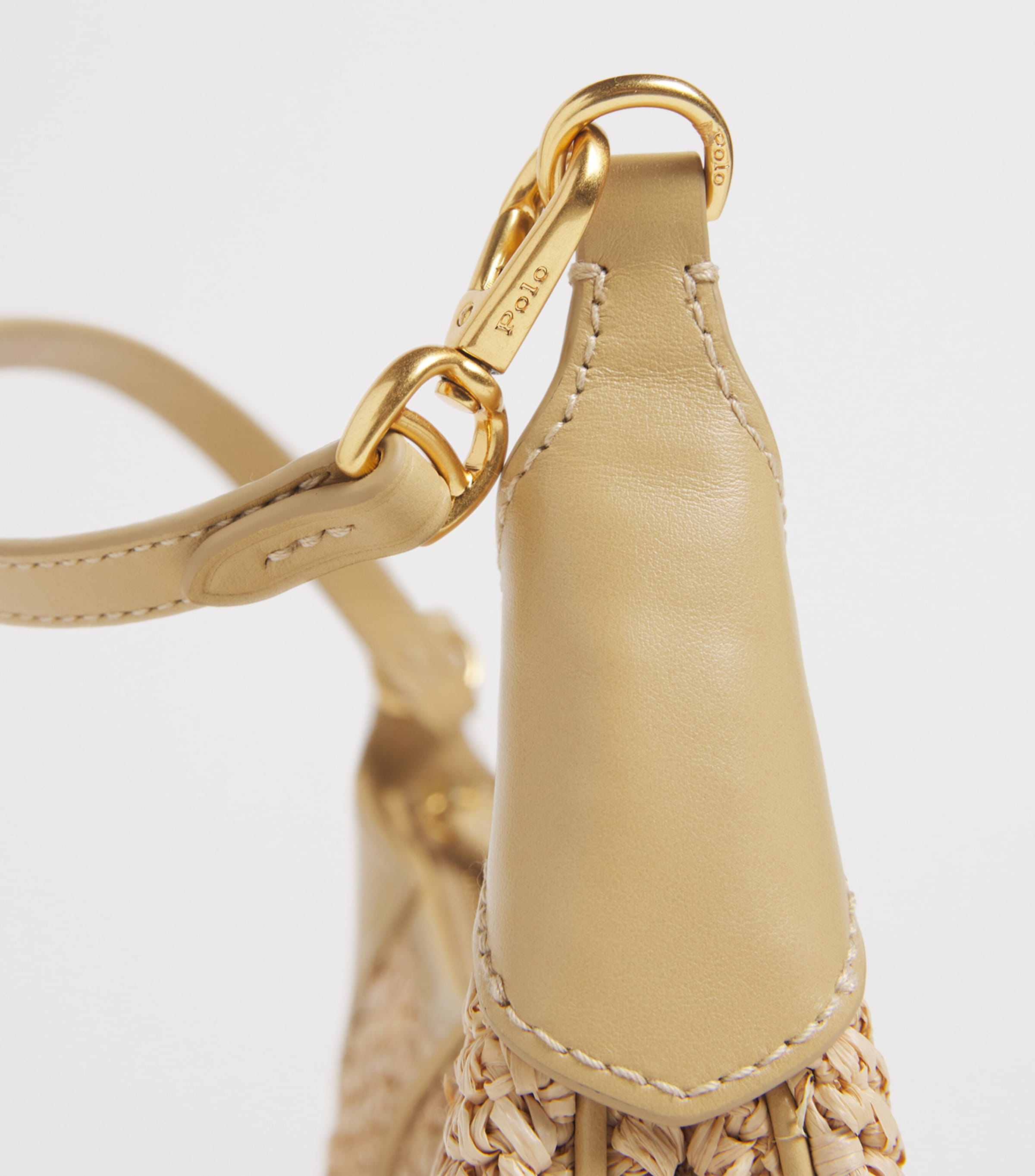 Polo Ralph Lauren Mini Raffia Polo ID shoulder bag, UK version