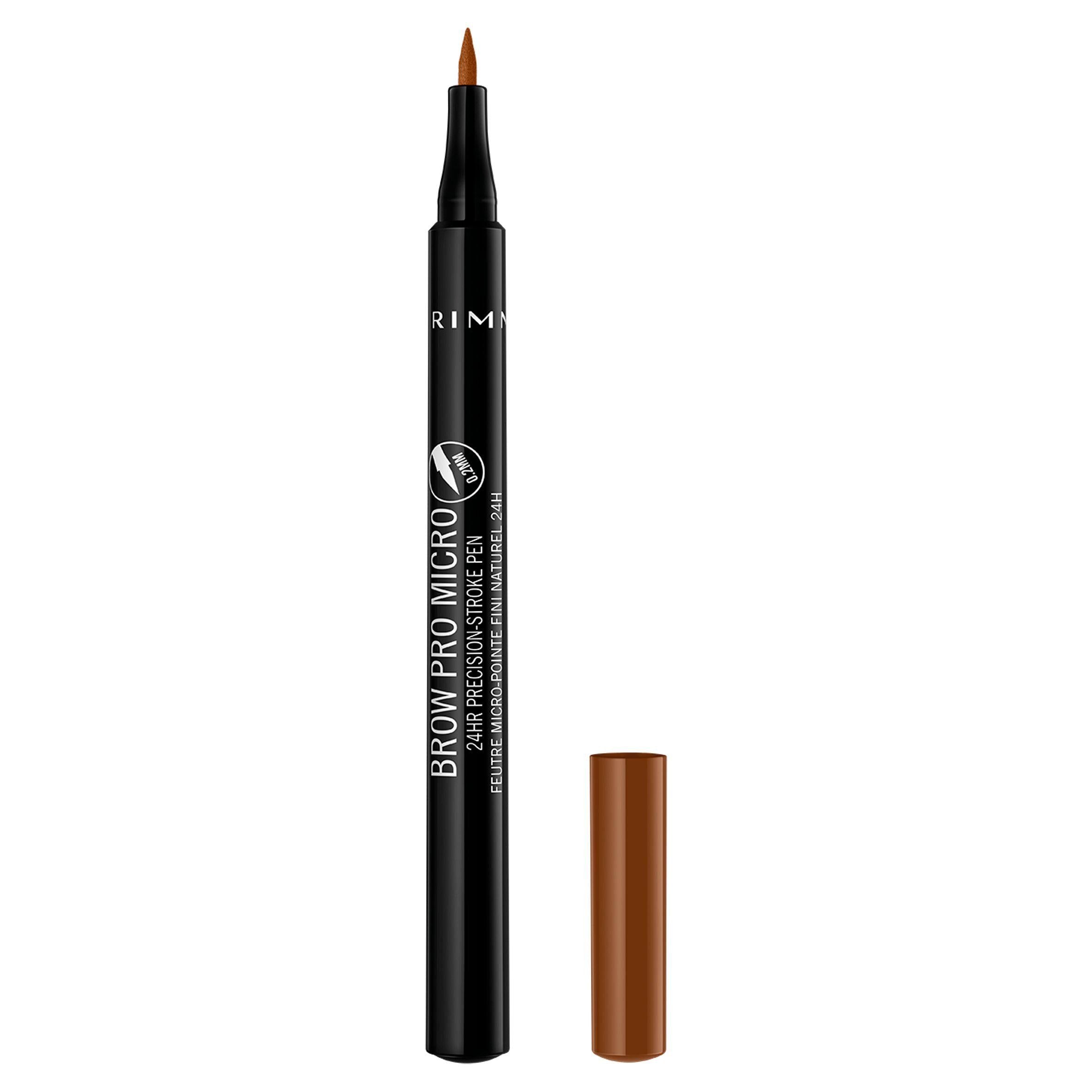 Rimmel London Brow Pro Micro 24hr Precision-Stroke Pen Honey Brown 1ml All Sainsburys   