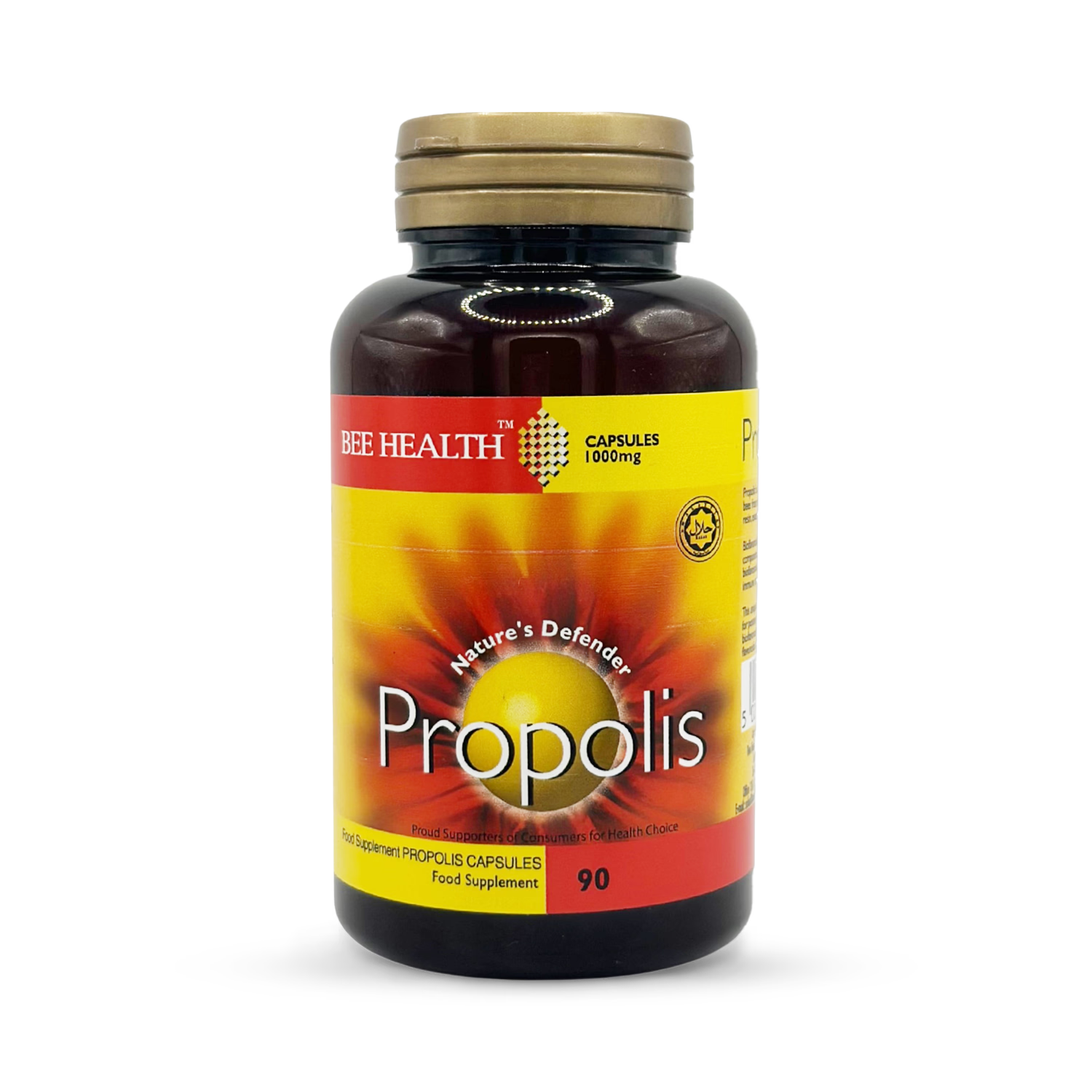 Bee Health Propolis 90 gelatine capsules supplement - British product