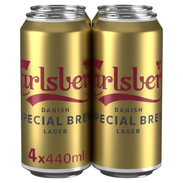 Carlsberg Special Brew Lager Beer Cans   4 x 440ml