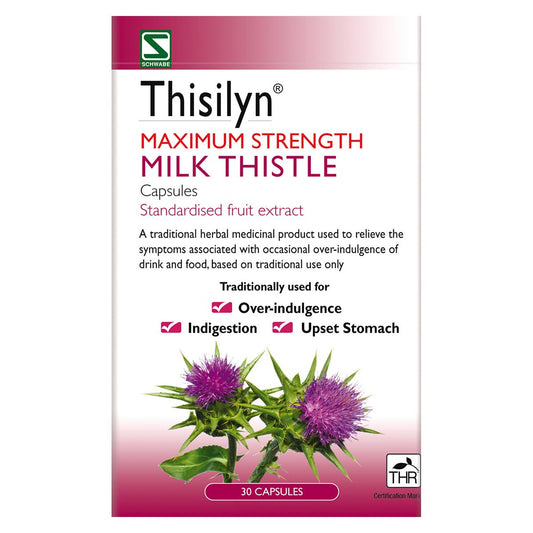 Thisilyn Maximum Strength Milk Thistle capsules 30 Capsules Vitamins, Minerals & Supplements Boots   