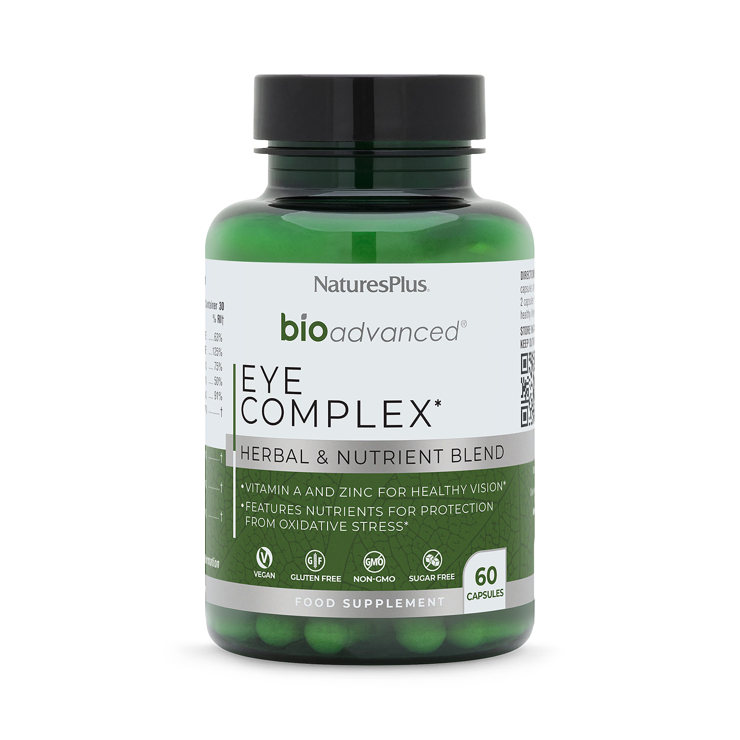 NaturesPlus Eye Complex supplement 60 capsules, imported from the UK