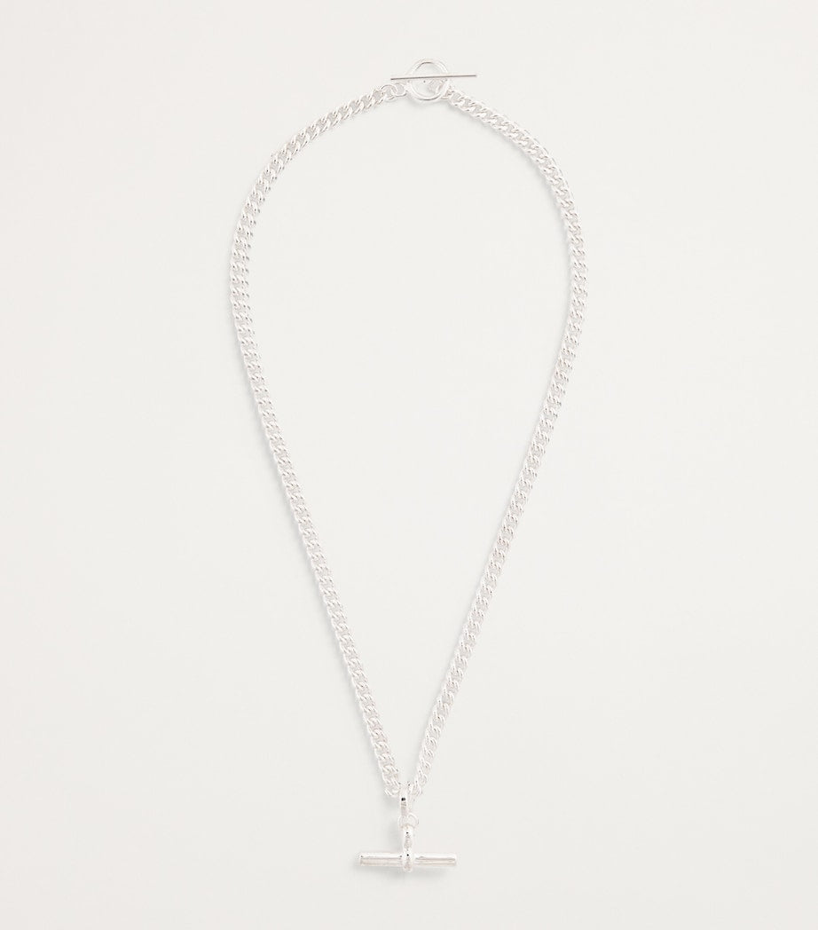 Tilly Sveaas sterling silver Curblink chain necklace - British product