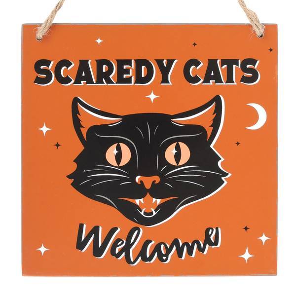 Something Different hanging plaque cat face design 15cm, imported from the UK