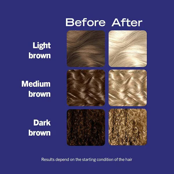 LIVE Pulver-Bleichmittel Bold Blonde permanentes Haarfarben-Set - Britisches Produkt