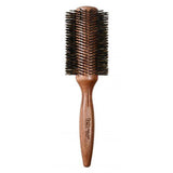 TEK round brush brown mahogany wild boar bristles 60mm, UK version