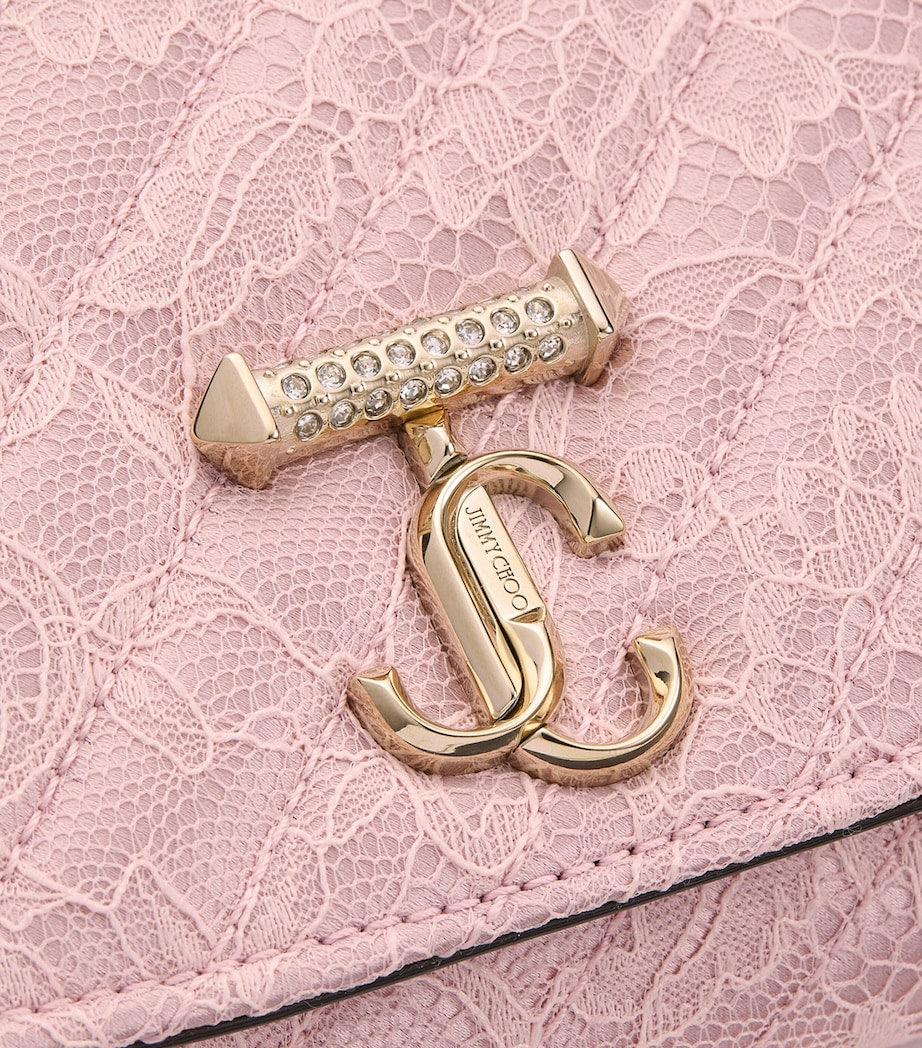 Jimmy Choo Curve chain wallet metallic leather H4cm W19cm, imported from the UK