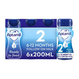 Aptamil 2 Follow On Milk Formula Multipack 6 x 200ml GOODS Boots   