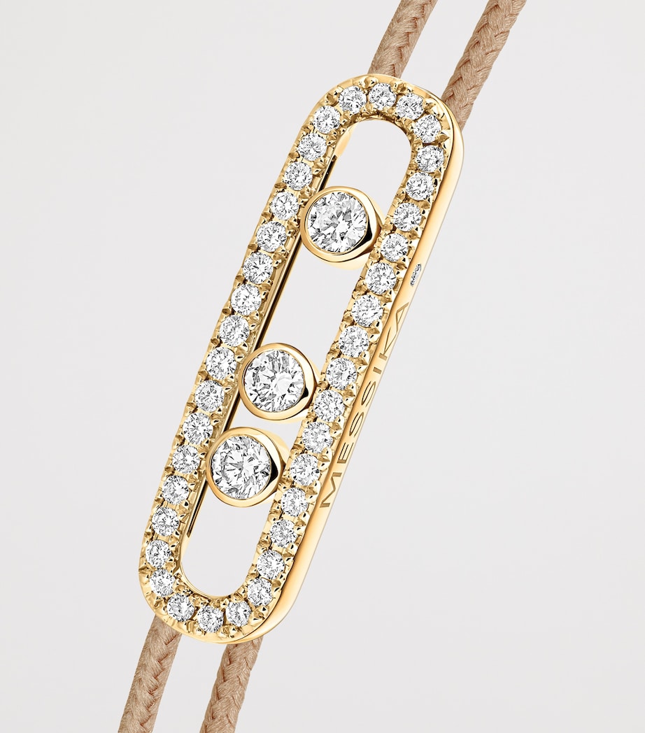 Messika yellow gold diamond bracelet 0.26ct, UK version