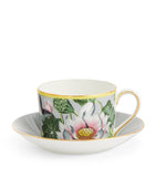 Wedgwood Wonderlust Waterlily teacup and saucer (British brand)