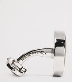 Giorgio Armani sterling silver cufflinks with coloured crystal, imported from the UK