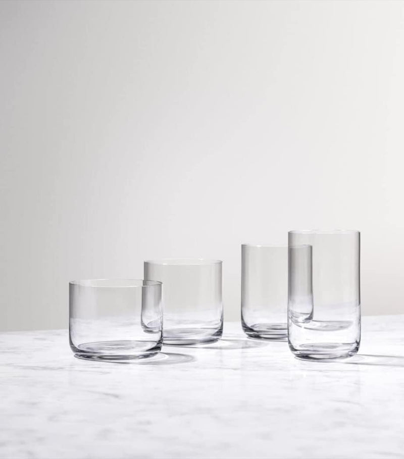 Aarke nesting glass tumblers set of 4 (290ml) - British product