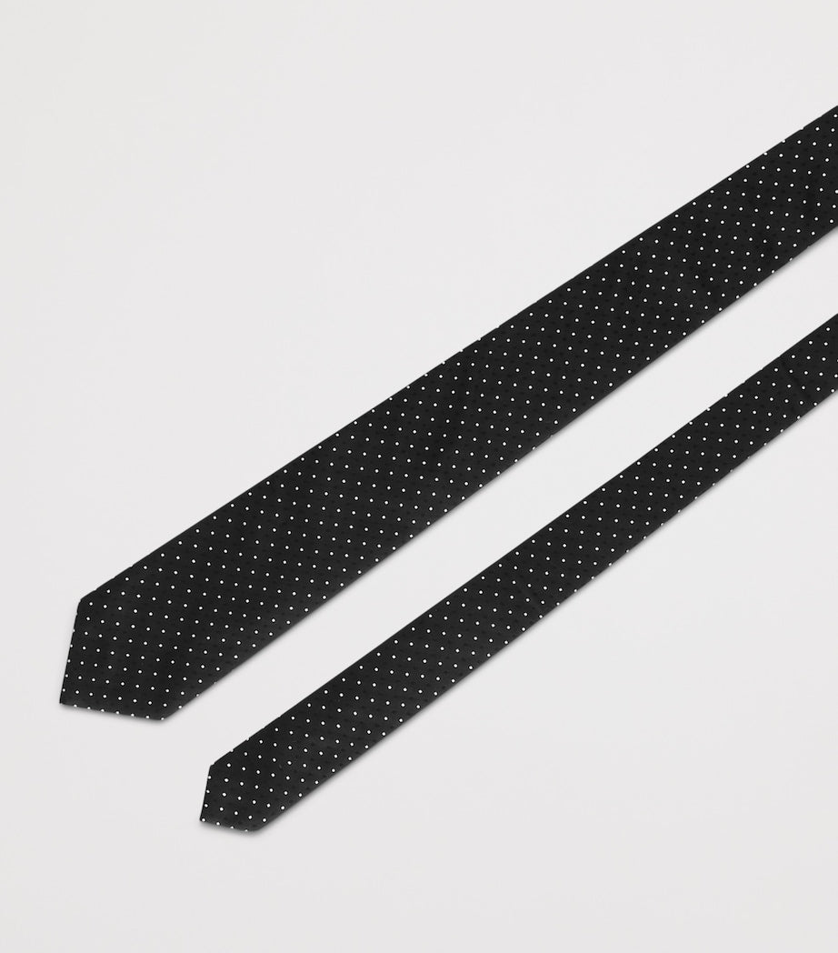 Dolce & Gabbana silk polka-dot tie 8cm, imported from the UK