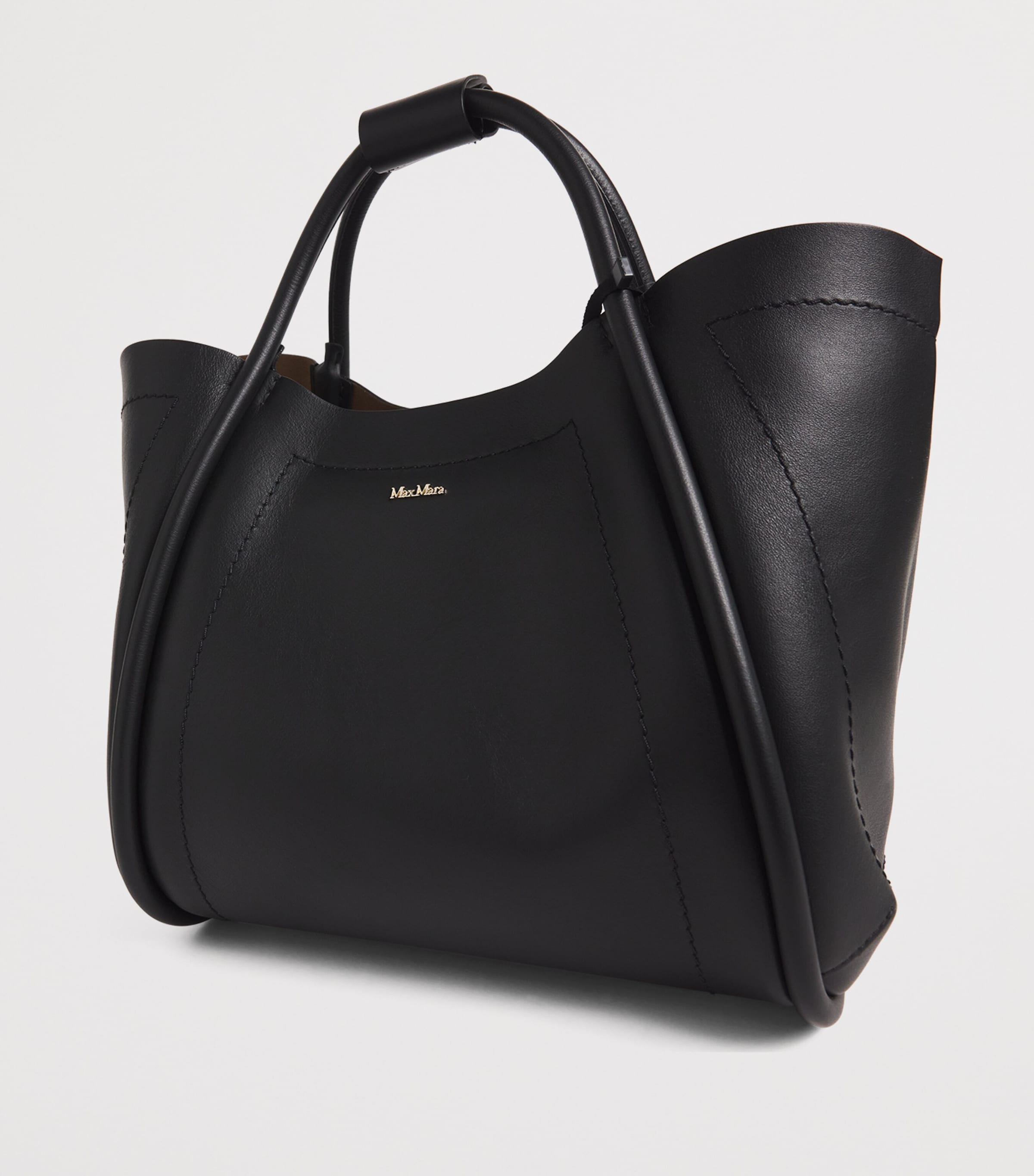 Max Mara Marine top-handle bag in calf leather - British product